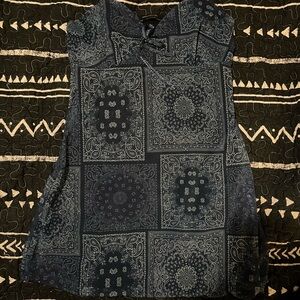 UO Elodie Paisley printed mesh mini dress